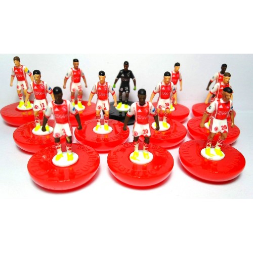 Subbuteo Andrew Table Soccer Ajax 2020-21 on Classic Hasbro bases
